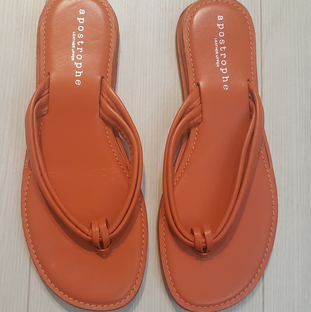 Apostrophe Leather Upper sandal